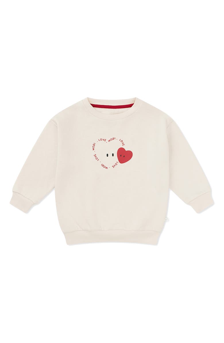 MORI Print Oversize Sweatshirt, Main, color, 