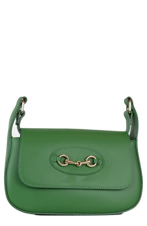 Reagan Bit Leather Shoulder Bag