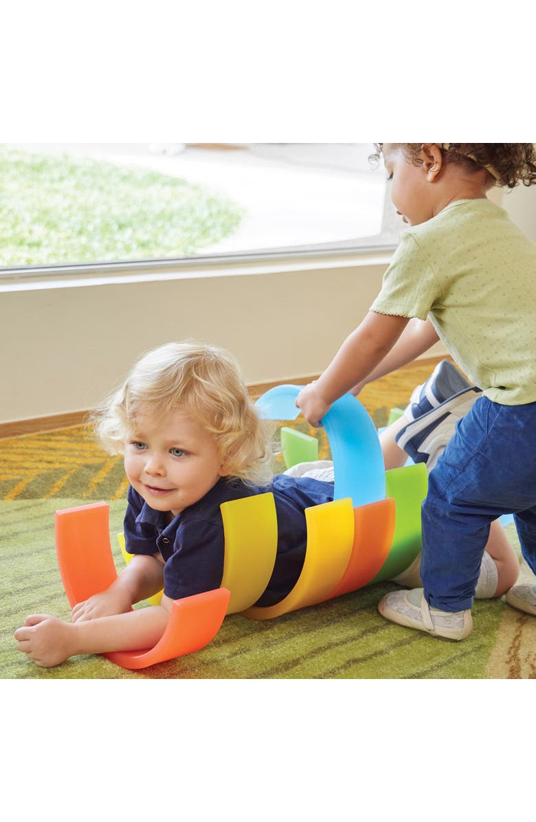 Kaplan Early Learning Company Discovery Rainbow Arches and Tunnels - 10 Pieces, Alternate, color, Multicolored