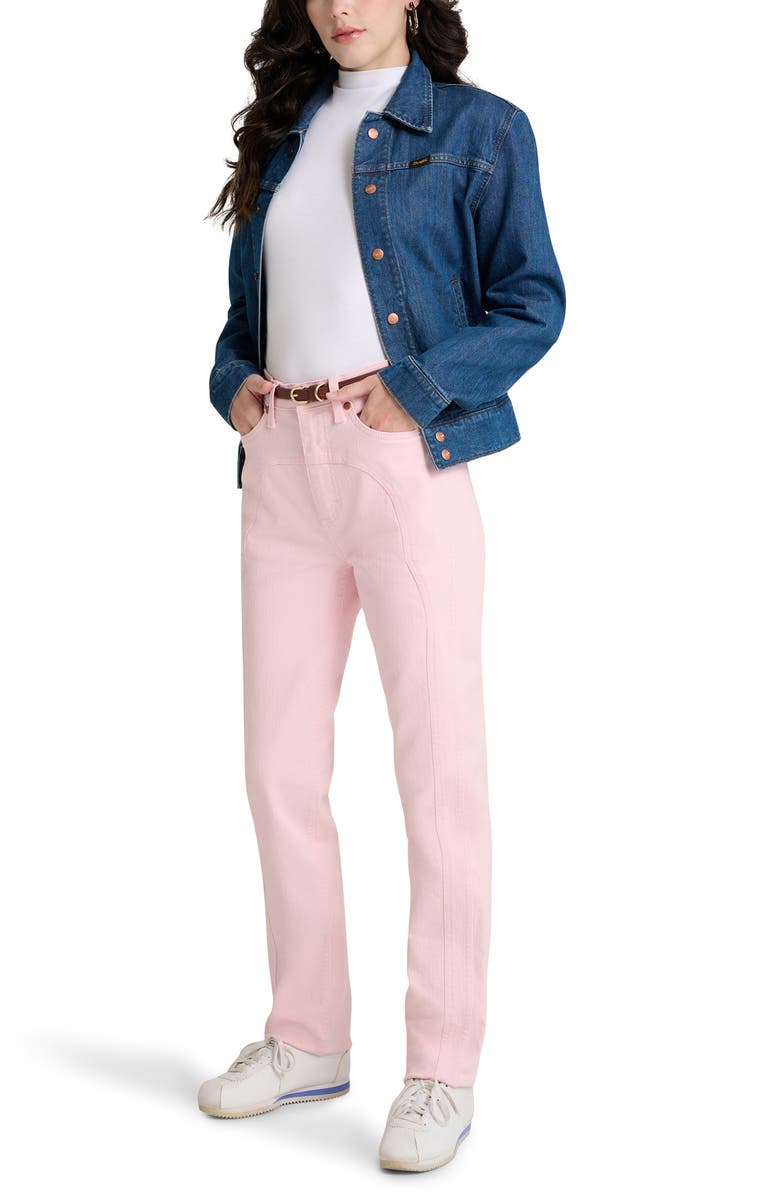 Wrangler x Stranger Things Nancy Straight Leg Jeans, Alternate, color, Light Pink