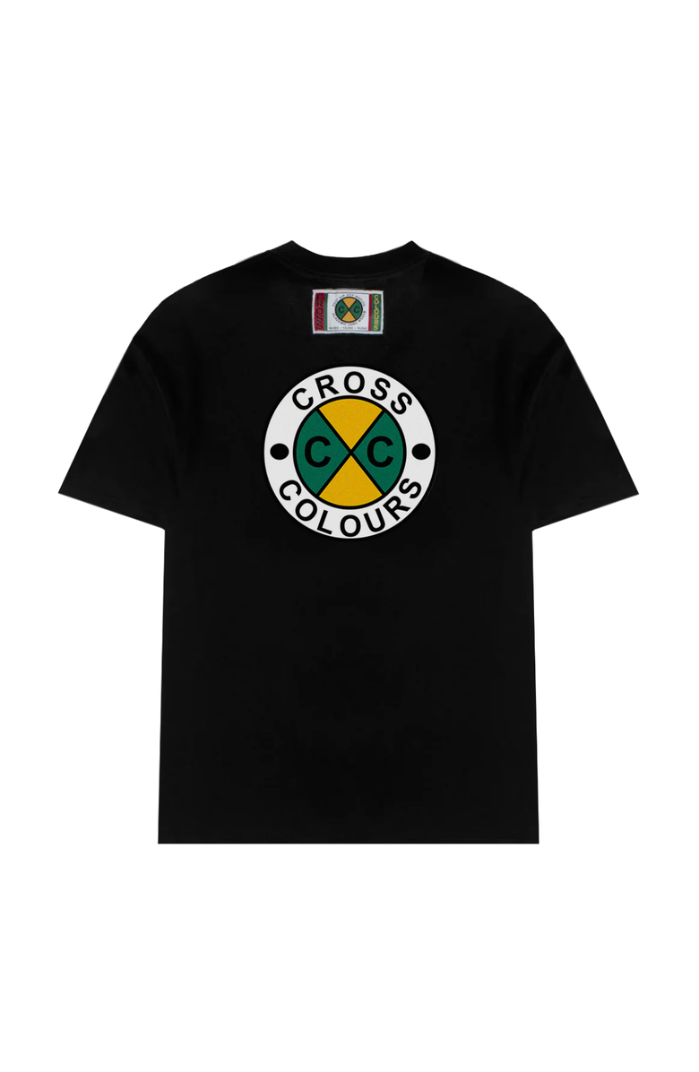 Cross Colours Circle Logo T-Shirt, Alternate, color, Black