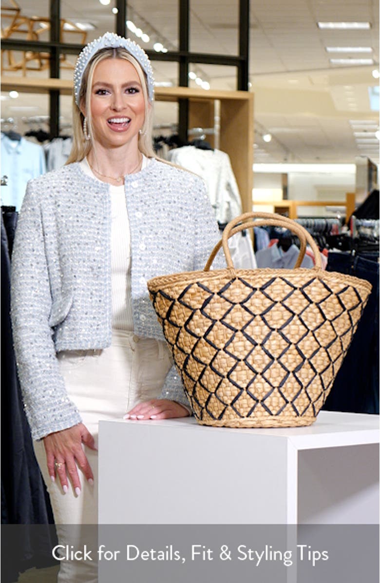 Palma Nights Jute Tote, sales video thumbnail