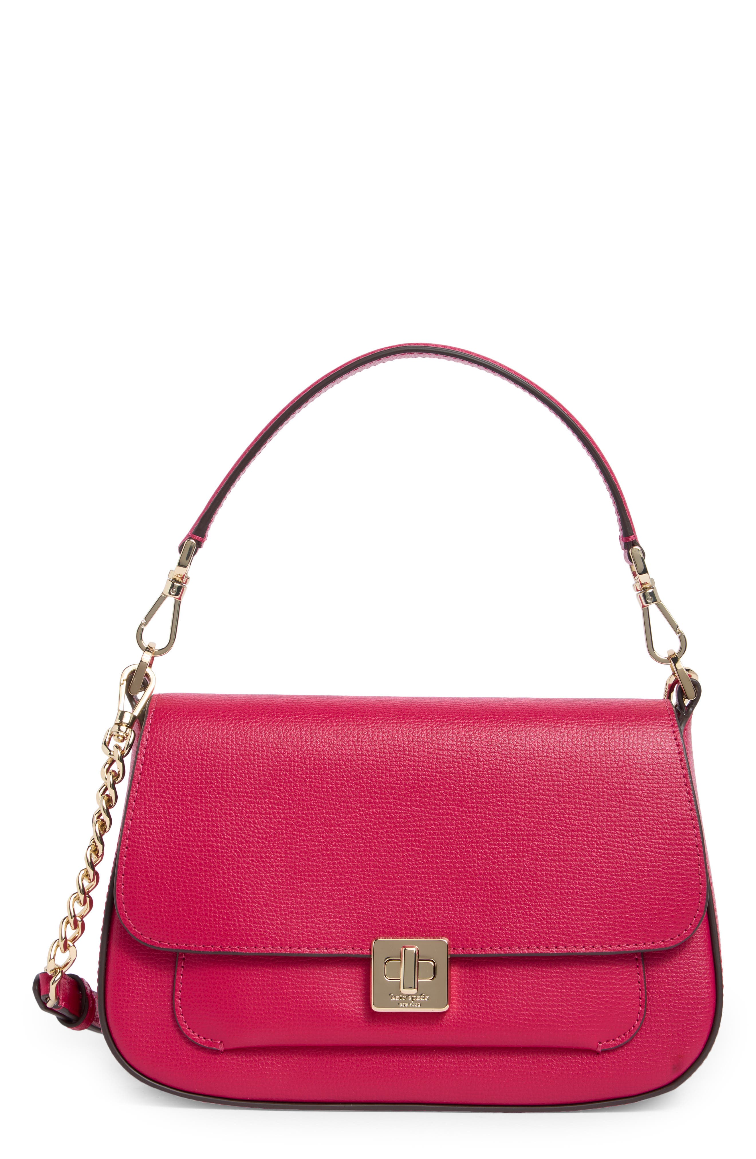 phoebe refined grained leather shoulder bag
