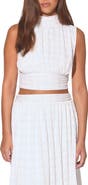 Walter Baker Asha Pleated Crop Top