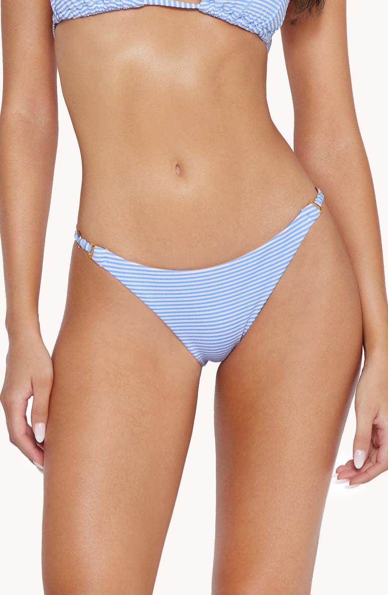 PQ SWIM Link Detail Bikini Bottoms, Main, color, 