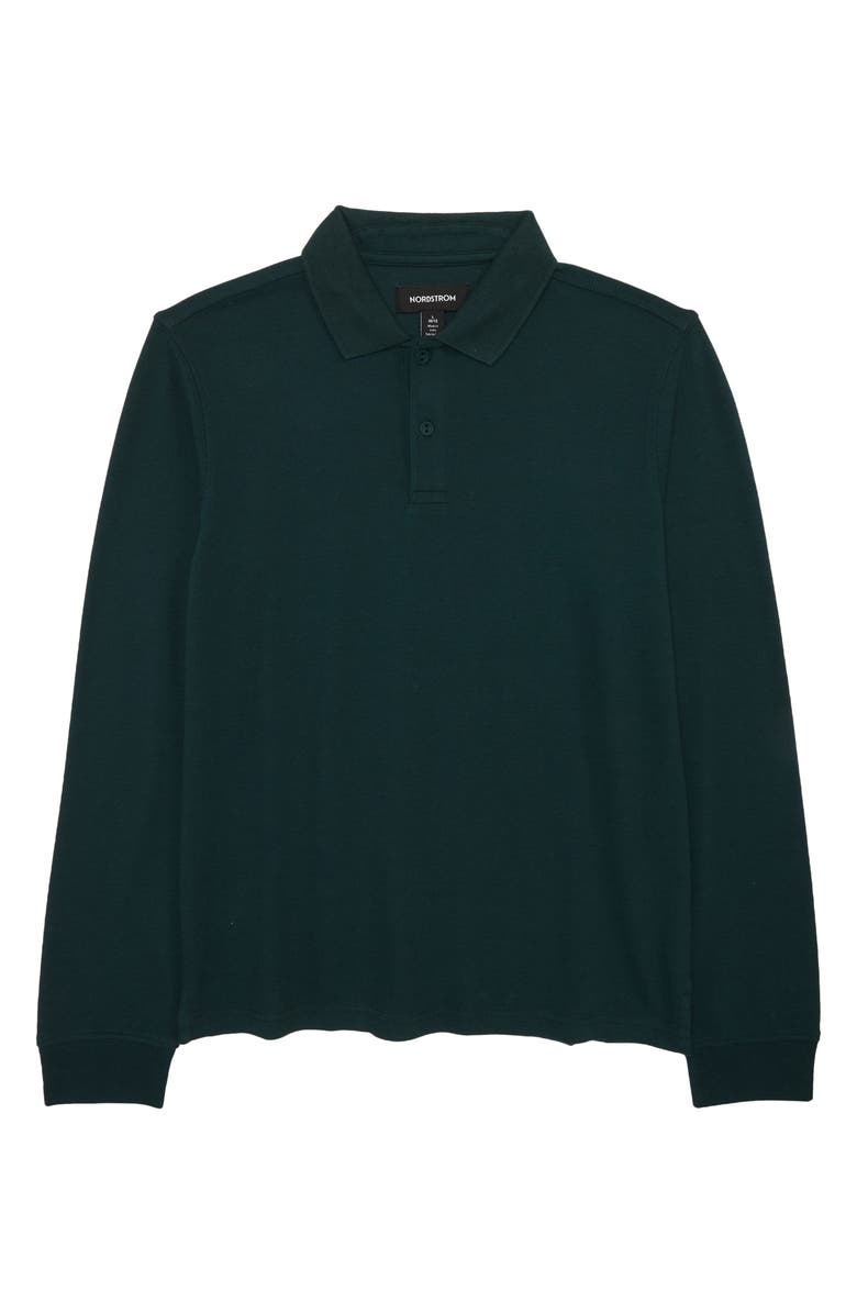 Nordstrom Kids' Long Sleeve Polo, Main, color, 