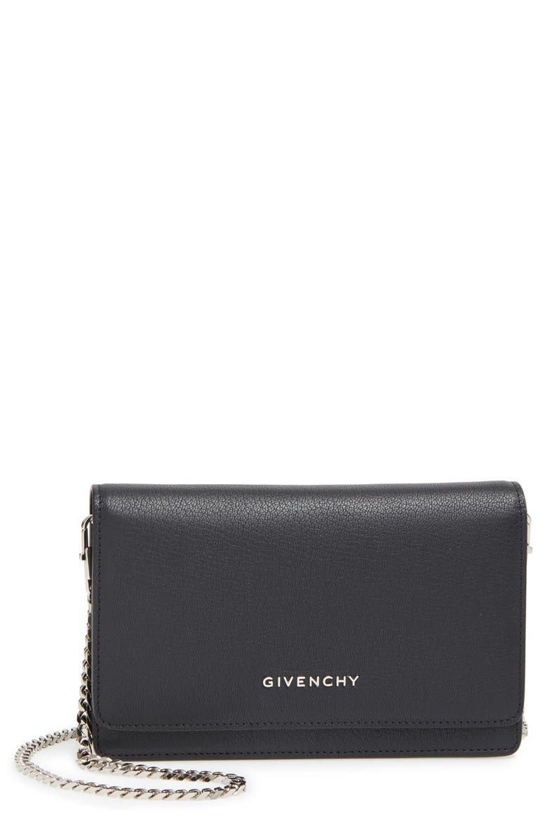 Givenchy 'Pandora' Wallet on a Chain, Main, color, 