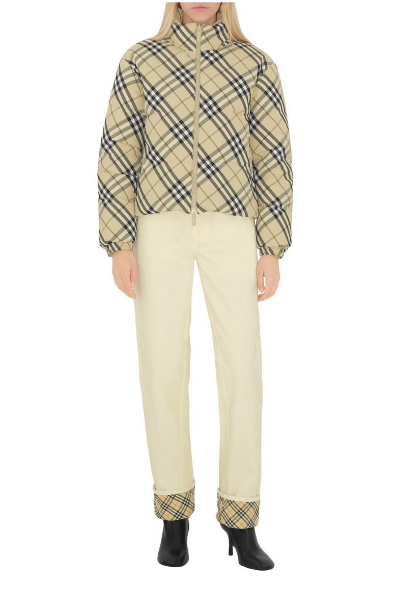 Burberry Reversible Check Puffer Jacket, Main, color, 