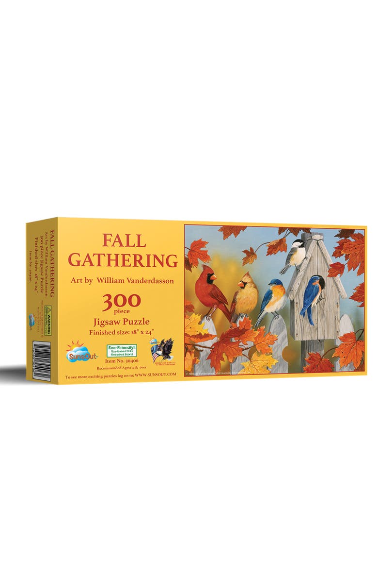 Sunsout Fall Gathering 300 piece Jigsaw Puzzle for Adults, Main, color, Multicolor
