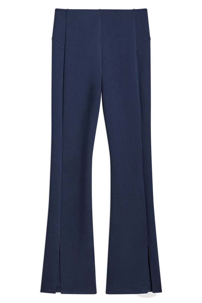 Slit Flare Leg Pants, Alternate, color, NOCTURNE NAVY