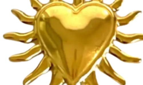 Macrae & Co . Leopard Print Pendant Necklace In Gold