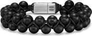 David Yurman Spiritual Beads Two-Row Woven Bracelet
