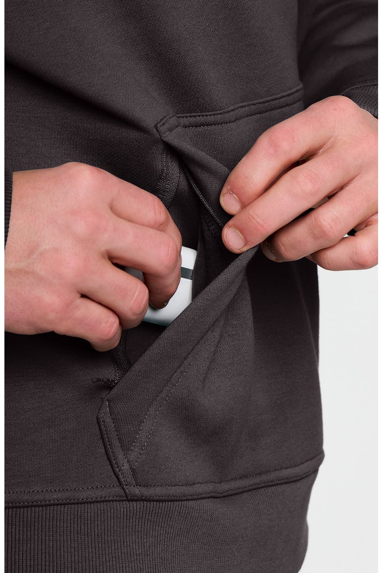 Northcoast Fleece Hoodie, Alternate, color, BLACK