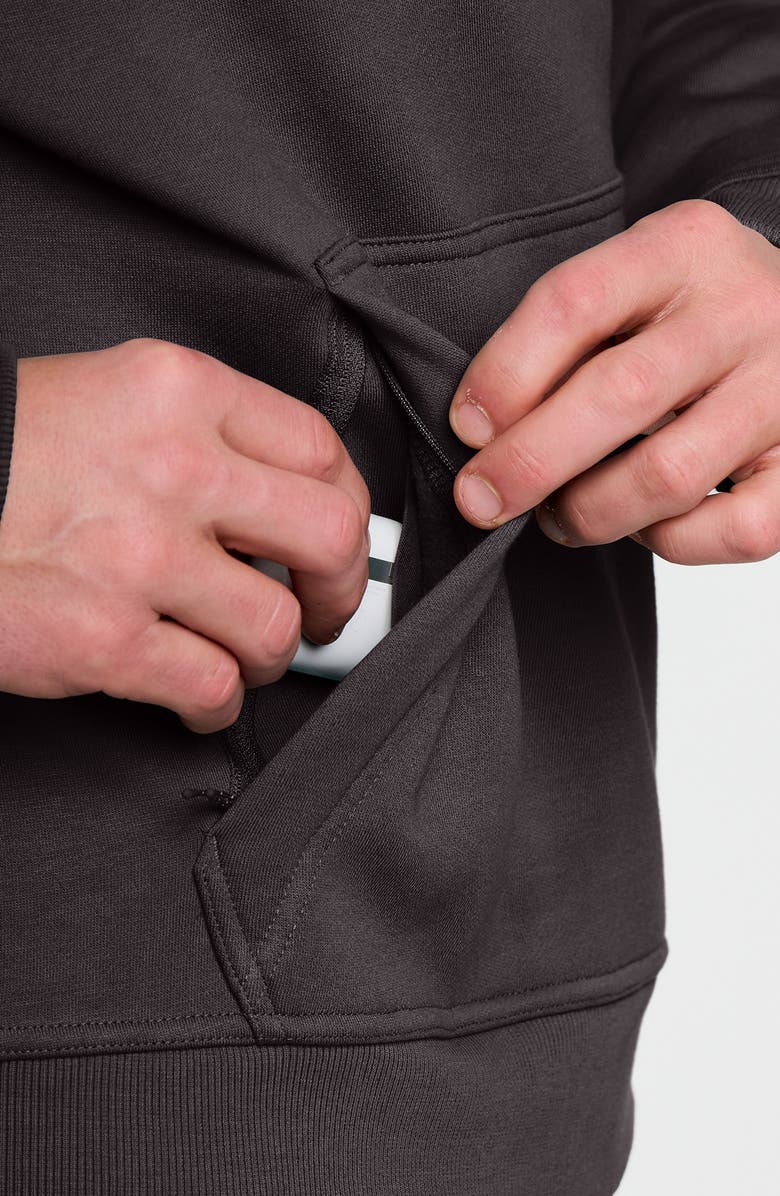 Free Fly Northcoast Fleece Hoodie, Alternate, color, Black