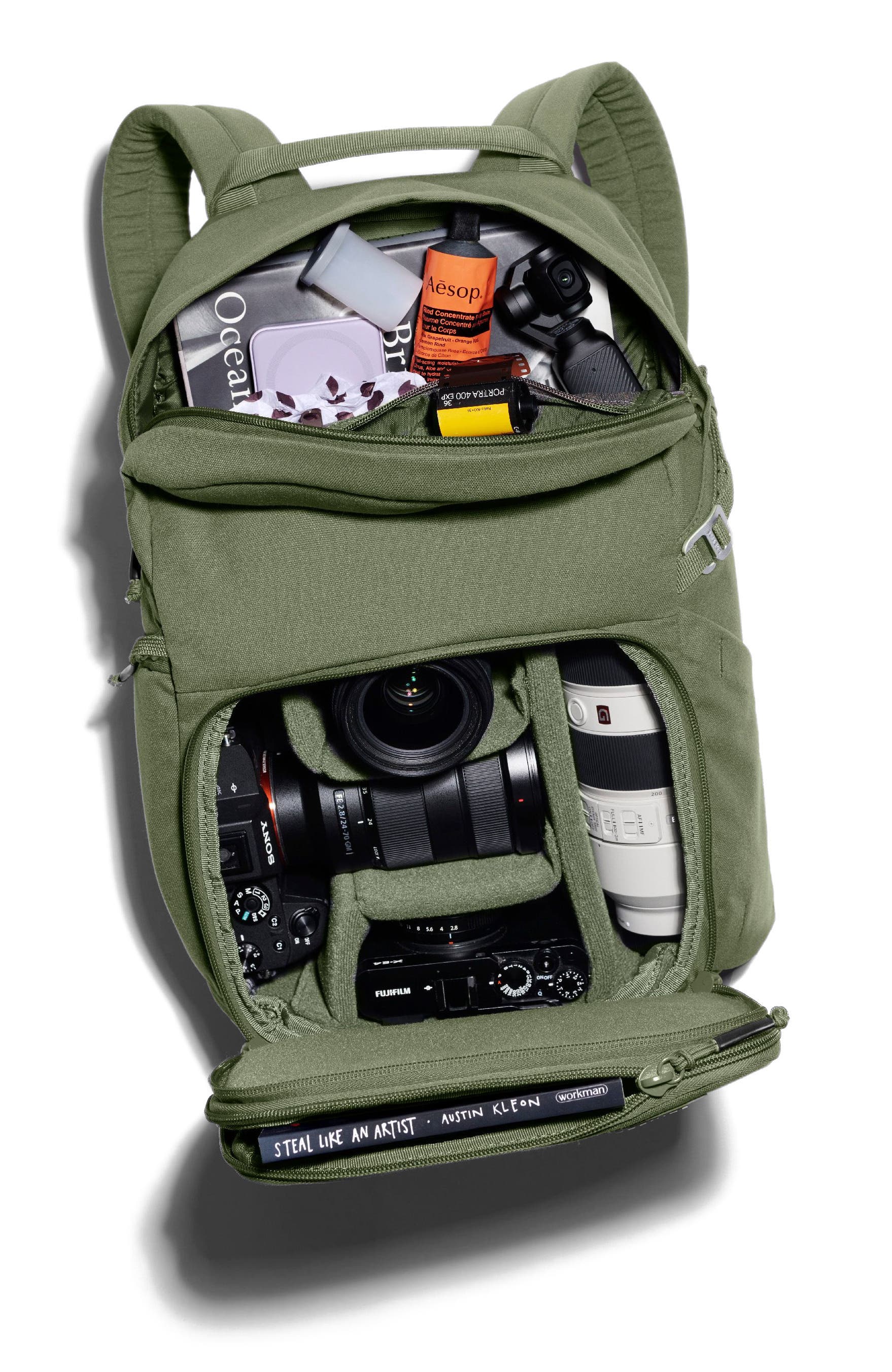 Brevite The Jumper Photo Backpack, Alternate, color, Pine Green