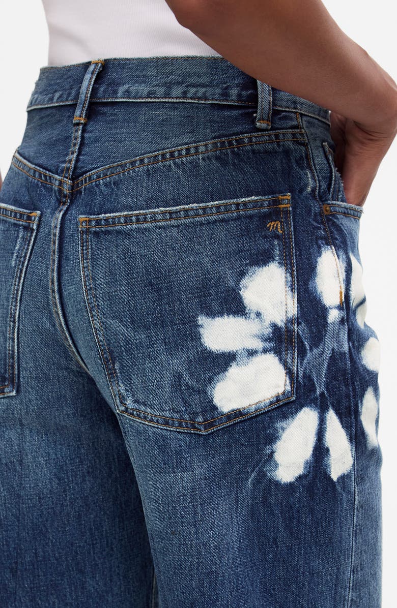 Madewell Essex Long Baggy Shorts, Alternate, color, Shibori Wash