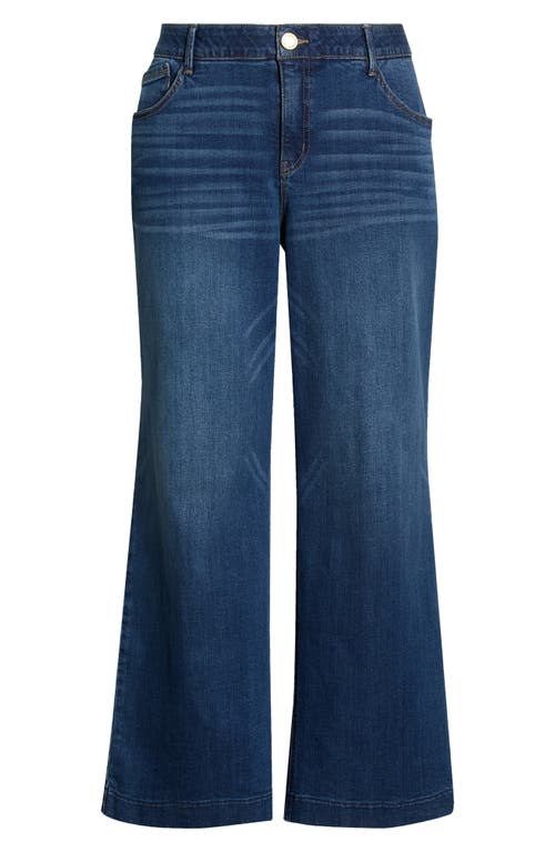 Wit & Wisdom Sam High Waist Wide Leg Jeans In Blue