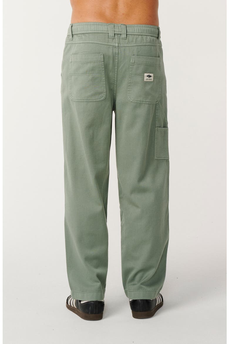Classic Surf Pull-On Cotton Twill Carpenter Pants, Alternate, color, SAGE