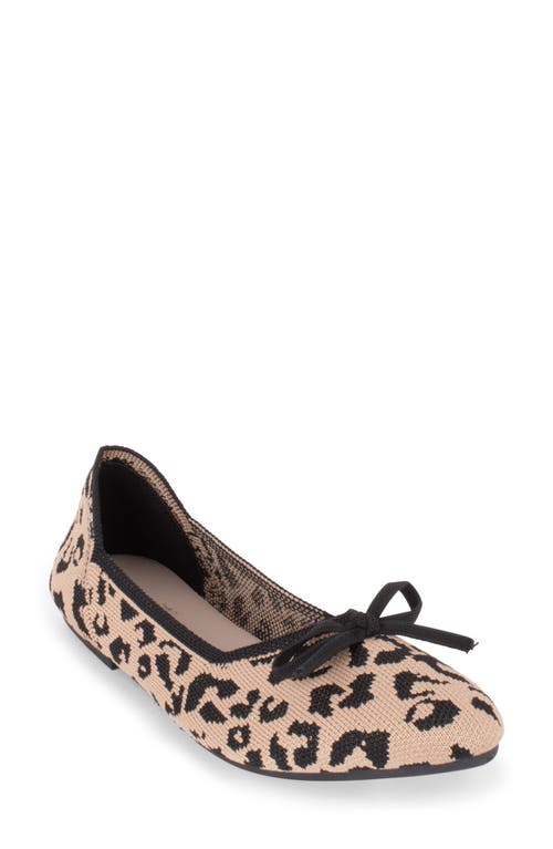 Tahari Tortuga Ballet Flat In Neutral