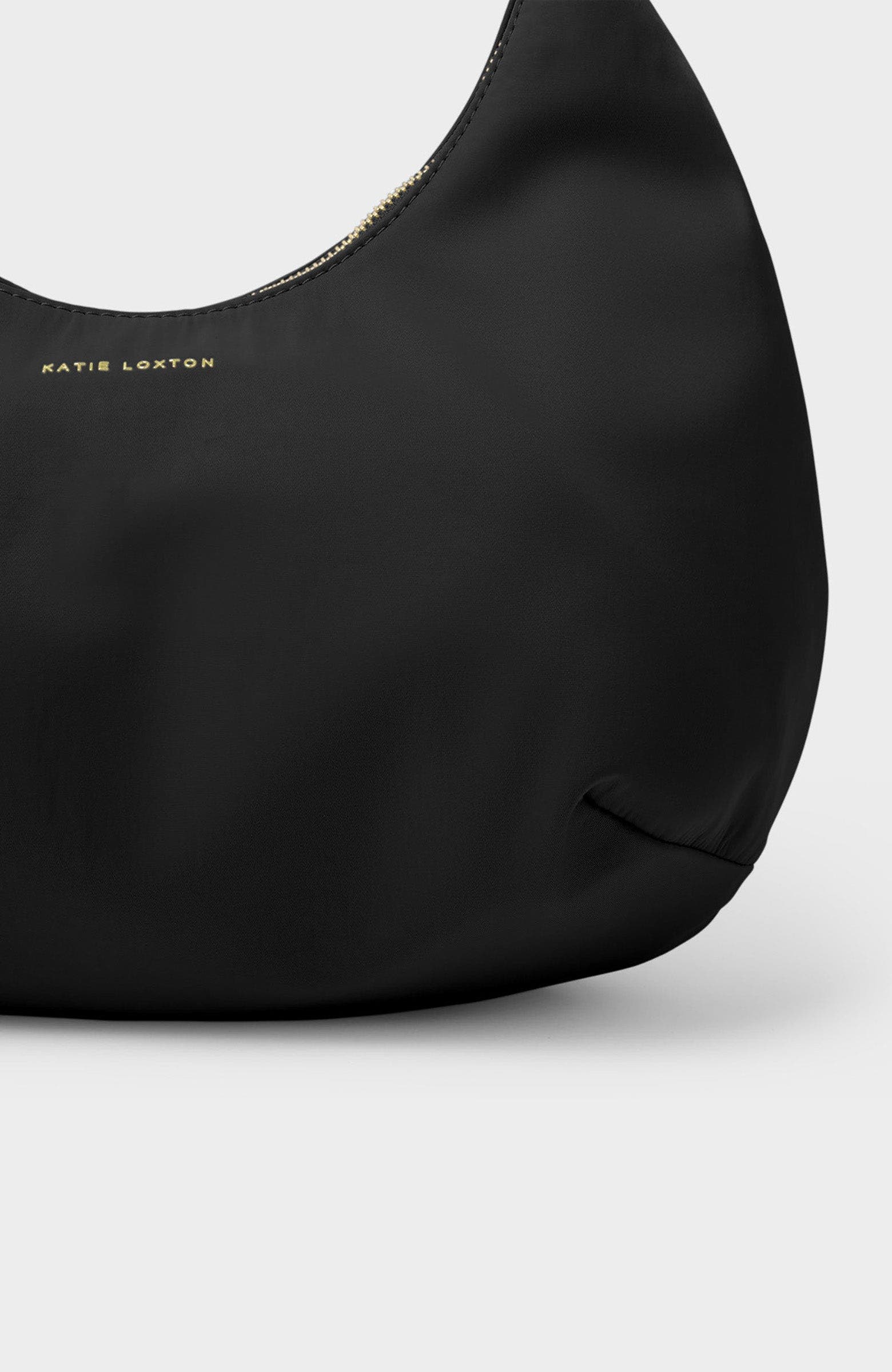 Katie Loxton Nylon-Luxe Sling Shoulder Bag, Alternate, color, Black