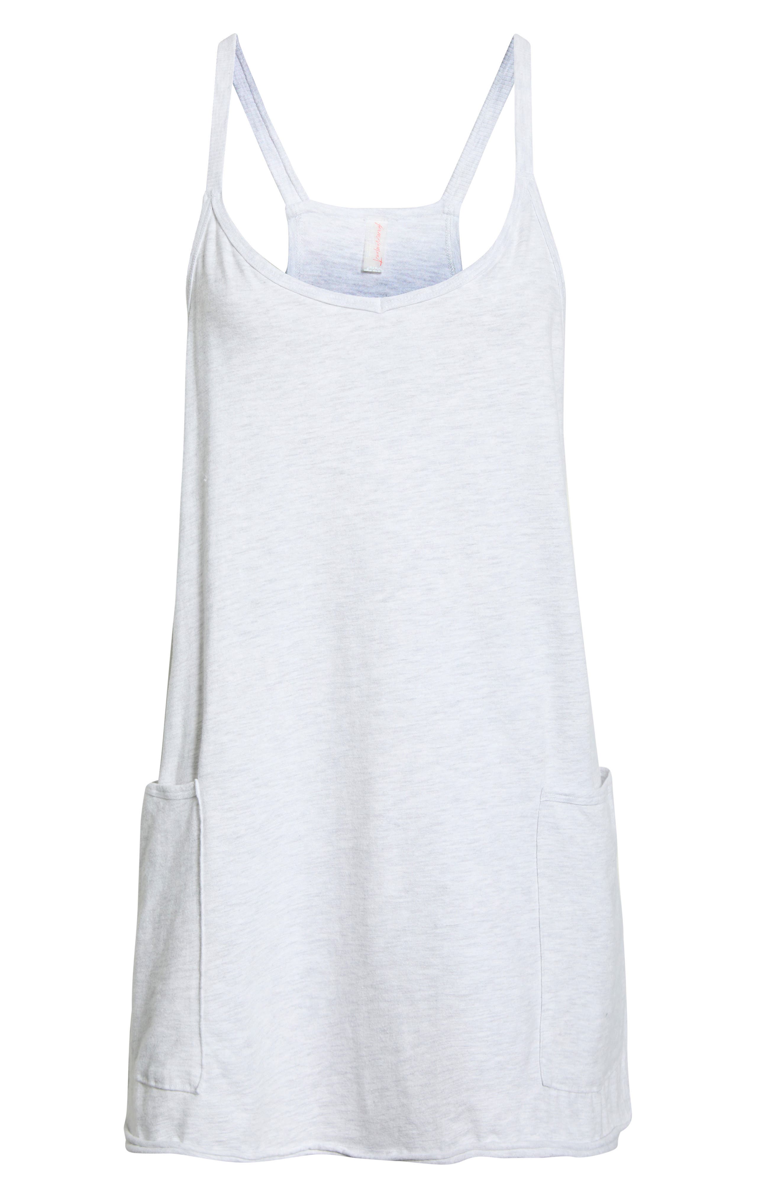 Free People Fp Movement Hot Shot Racerback Tank Minidress In White |  ModeSens