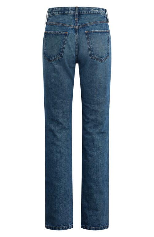 Favorite Daughter The Mikaela Low Rise Slim Straight Leg Jeans In Blue