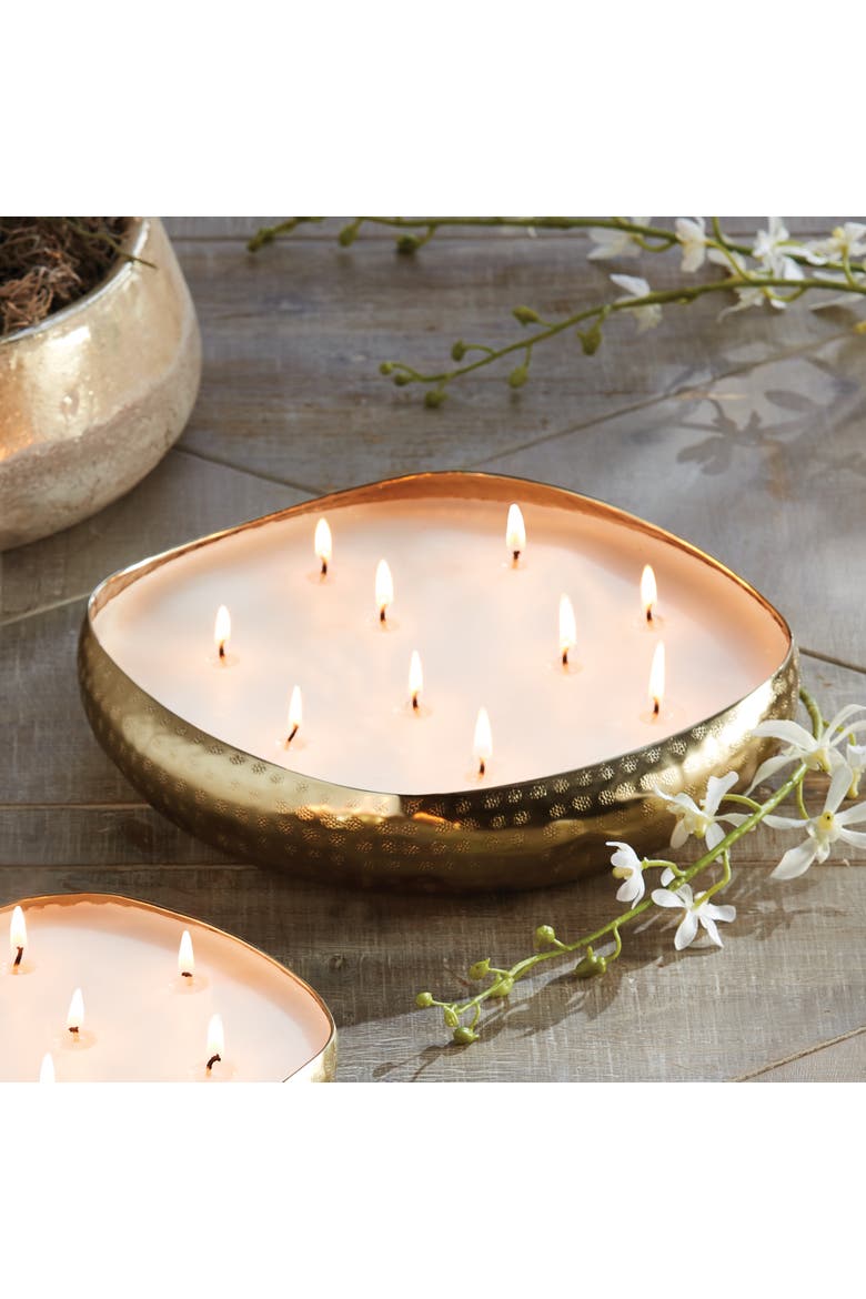 Cashmere 10-Wick Candle Tray, Alternate, color, Gold