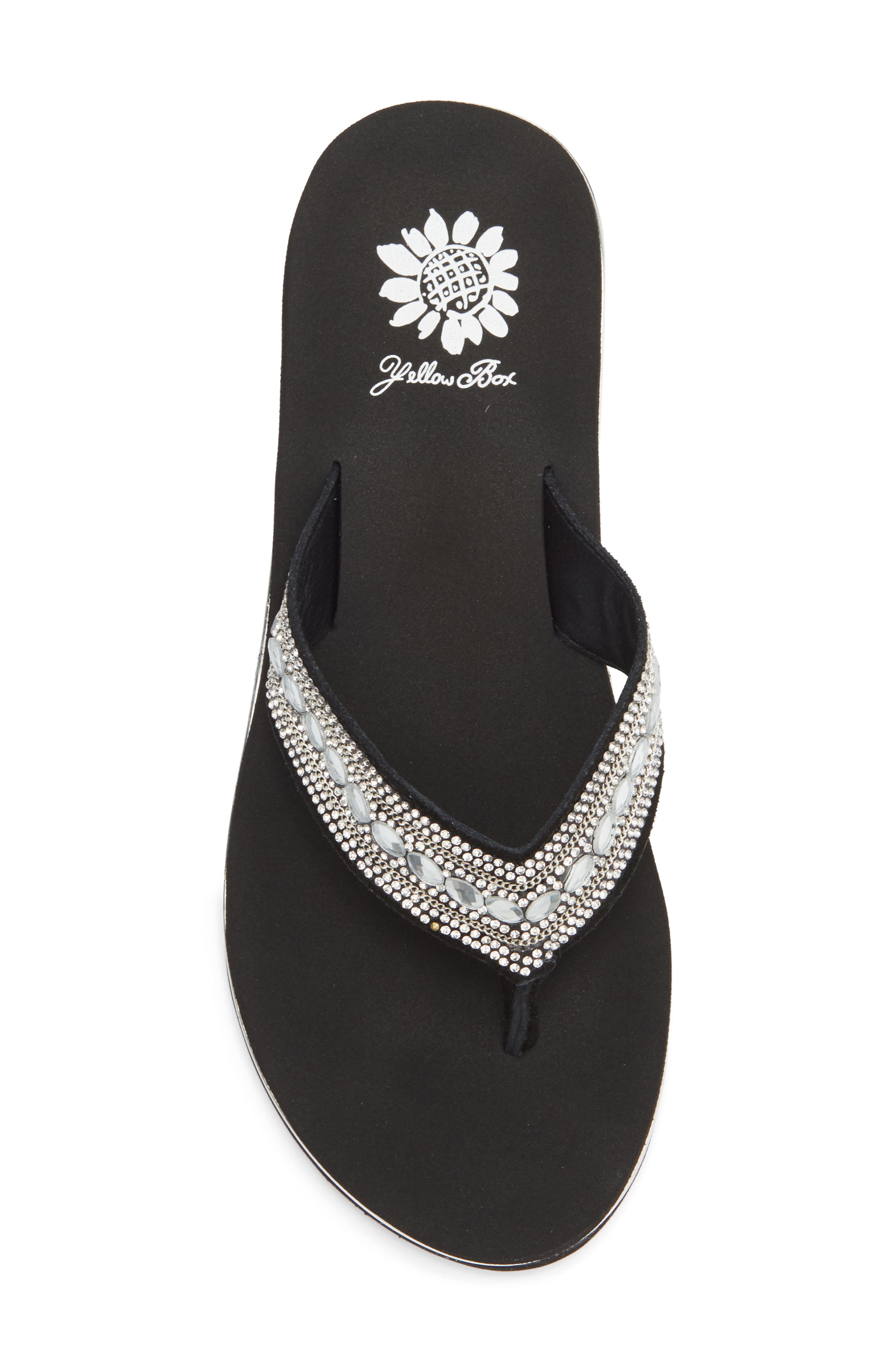 Marcy Flip Flop Sandal, Alternate, color, CLEAR