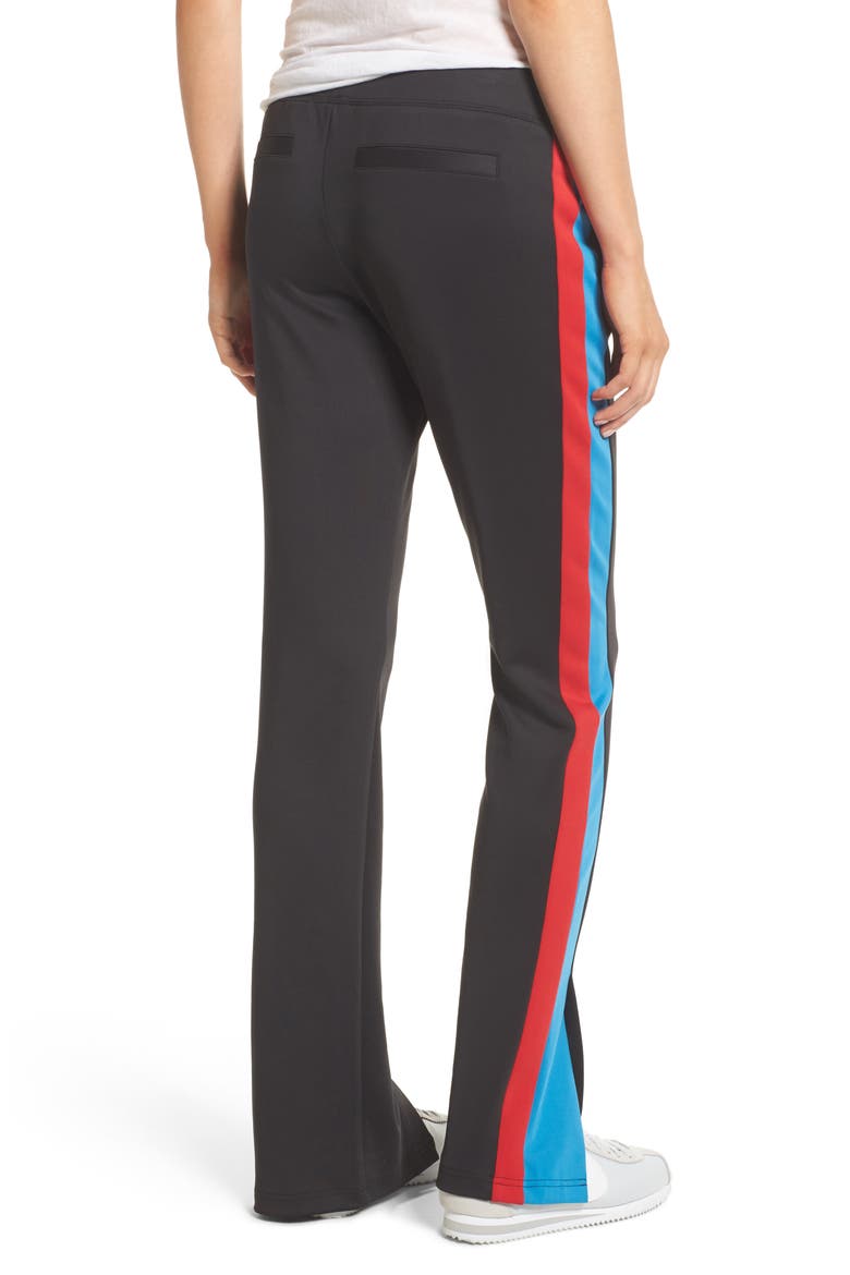 Stripe Track Pants, Alternate, color, BLACK