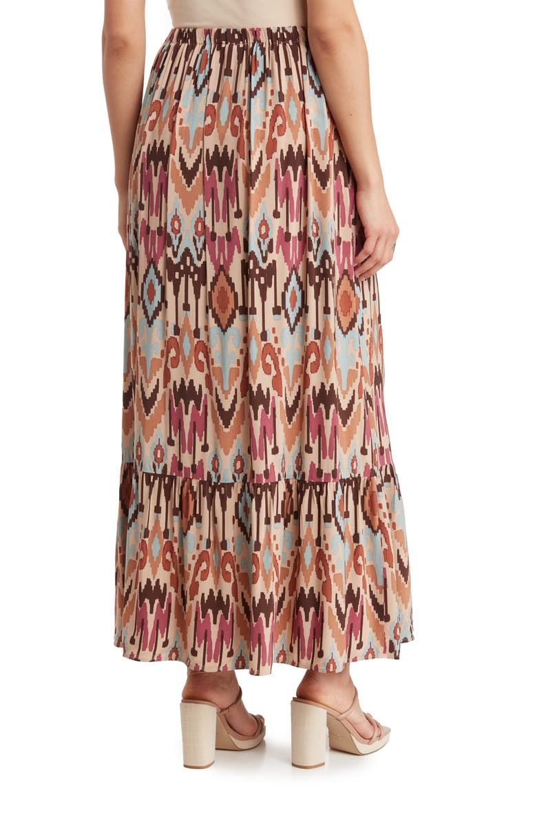 DR2 by Daniel Rainn Button Front Maxi Skirt, Alternate, color, 