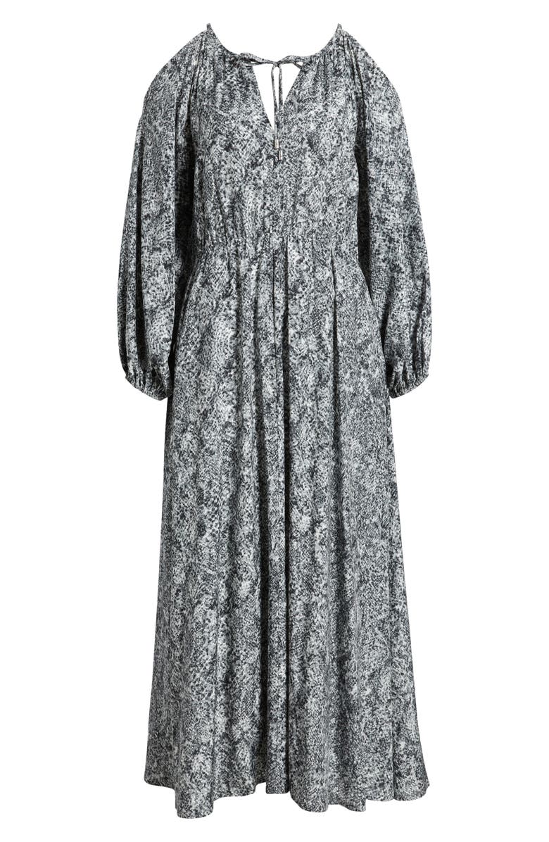 Tommy Bahama Playa Python Long Sleeve Maxi Dress, Alternate, color,