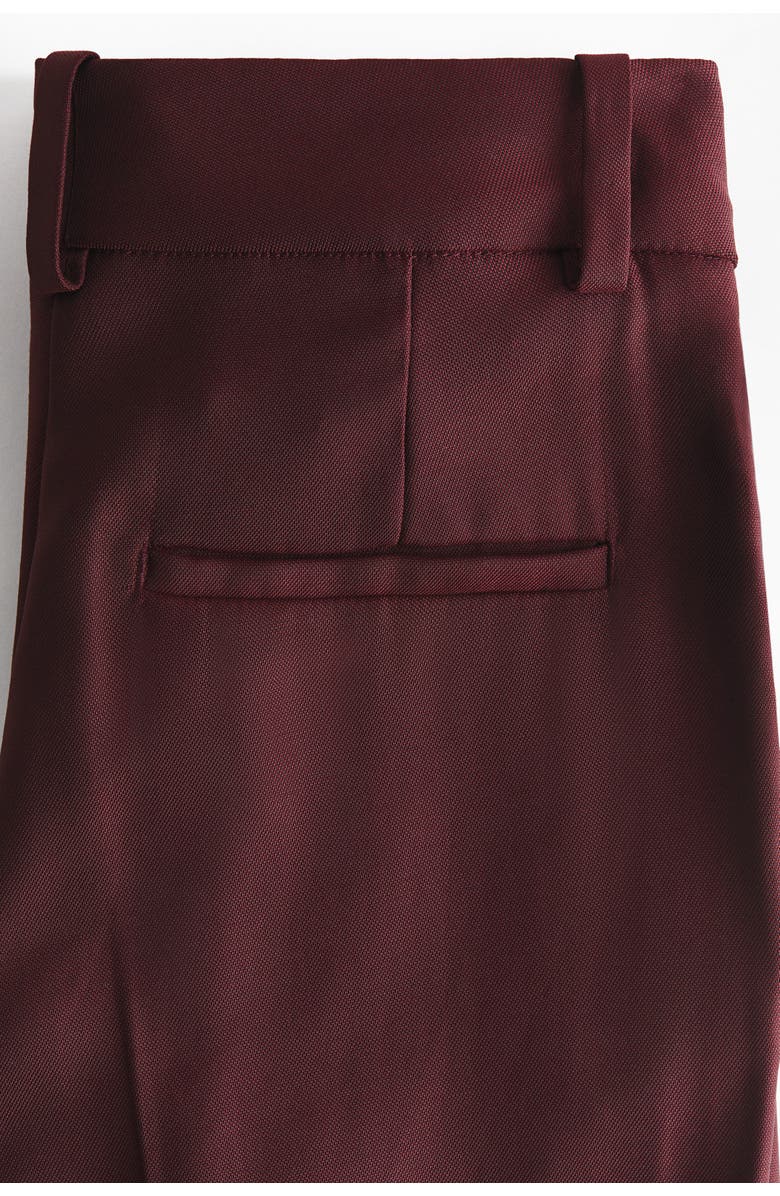 H&M Suit Trousers, Alternate, color, Burgundy