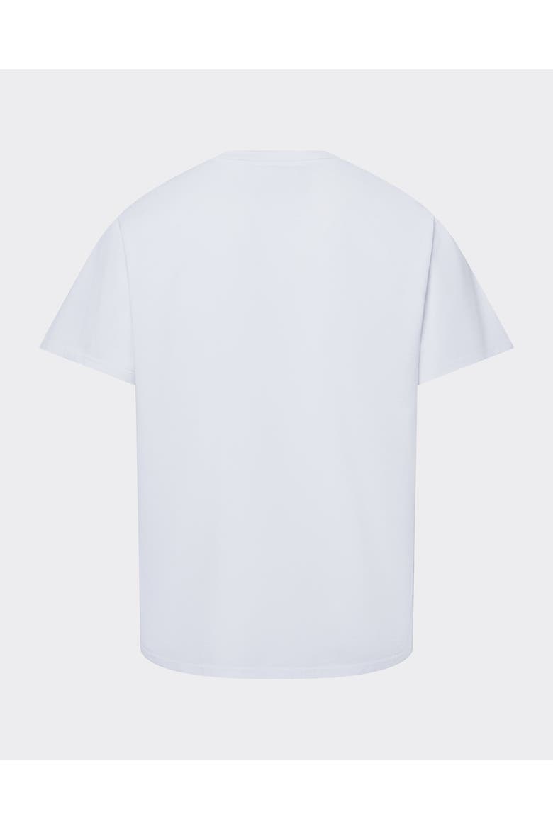 Embroidered Flower Tee, Alternate, color, White
