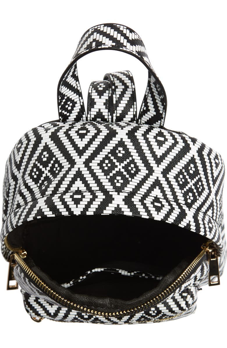 Emperia Weave Pattern Faux Leather Mini Backpack, Alternate, color,