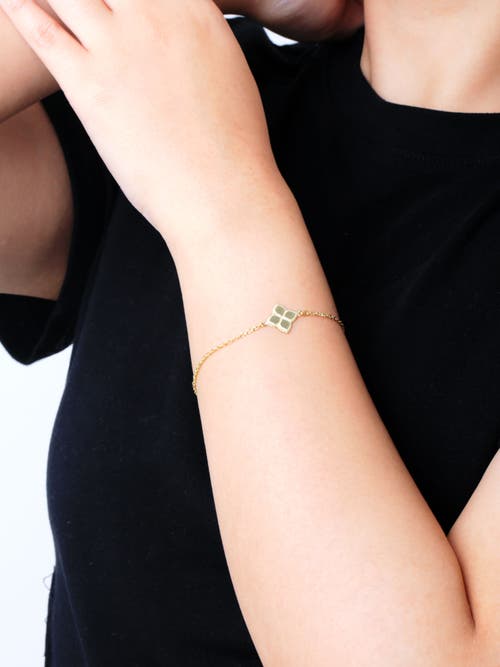 Devata Clover Chain Bracelet In Gold