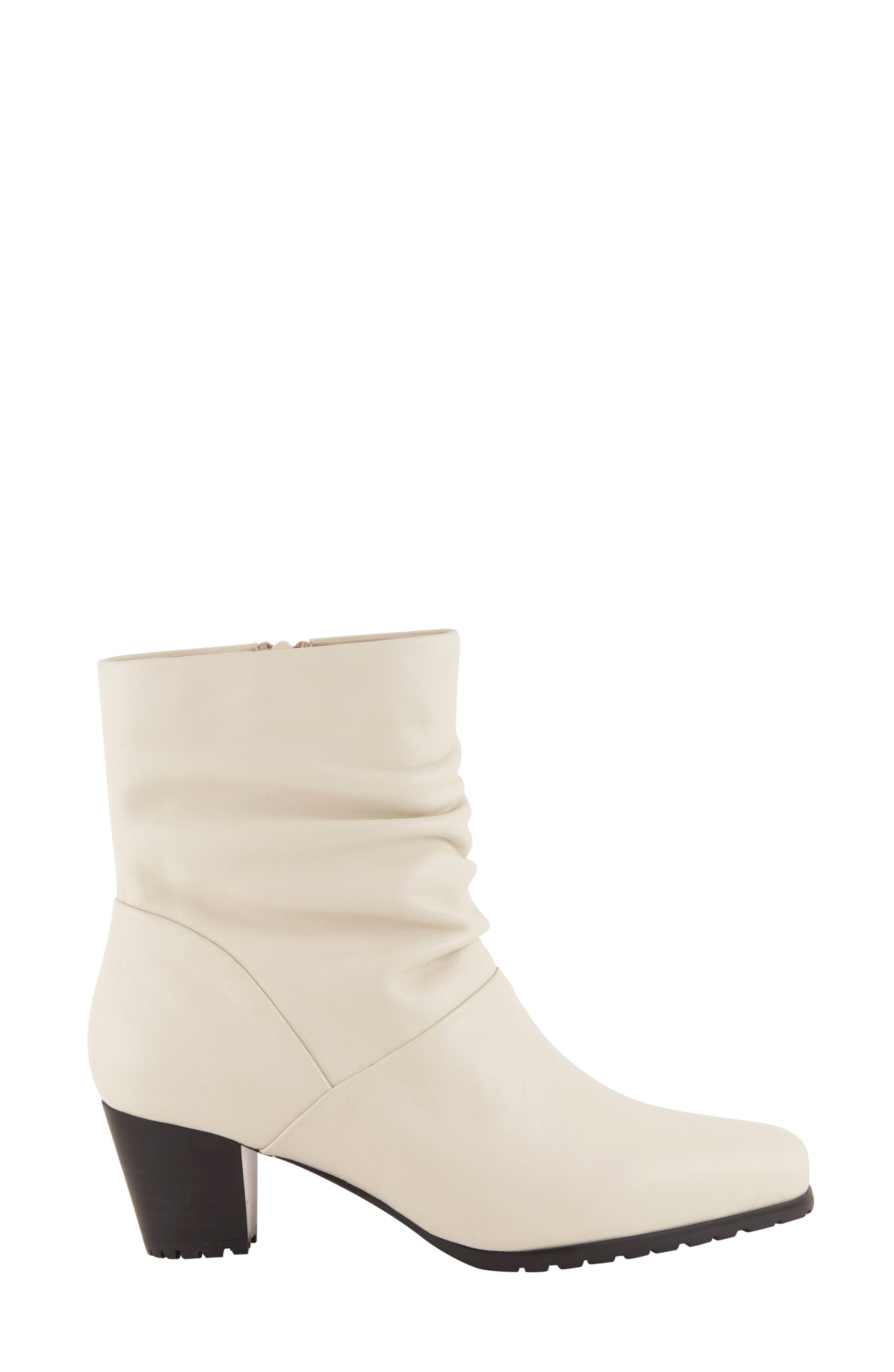 Kona Leather Bootie, Alternate, color, OFF WHITE