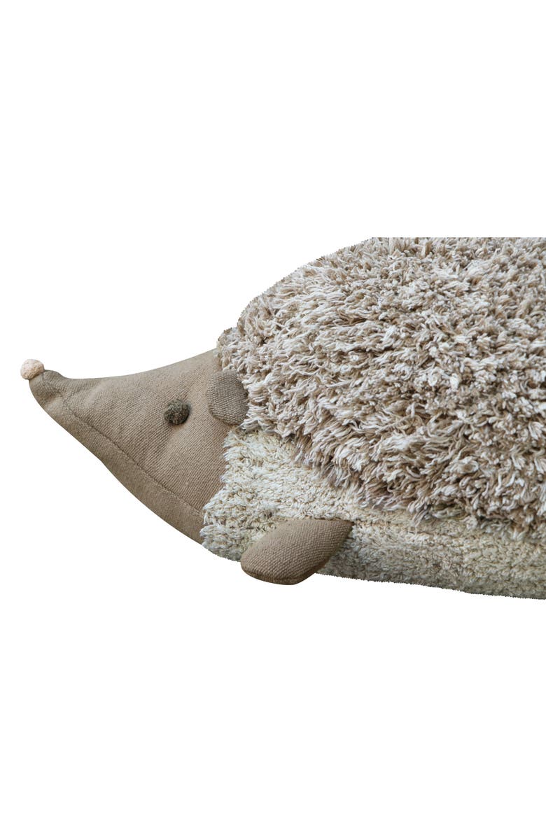Lorena Canals Hedgehog Floor Cushion, Alternate, color, Natural Light Brown