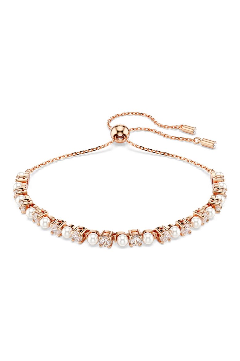Matrix Slider Bracelet, Main, color, WHITE/SILVER/ROSE GOLD