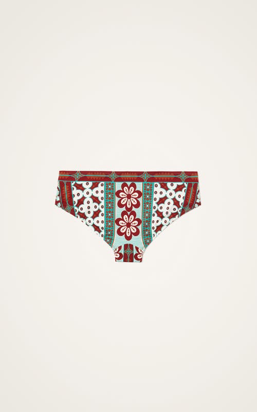La Doublej Boy Brief  Pagoda Placée Rust In Multi