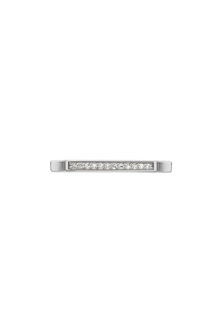 Signature Thin Diamond Ring, Alternate, color, SILVER