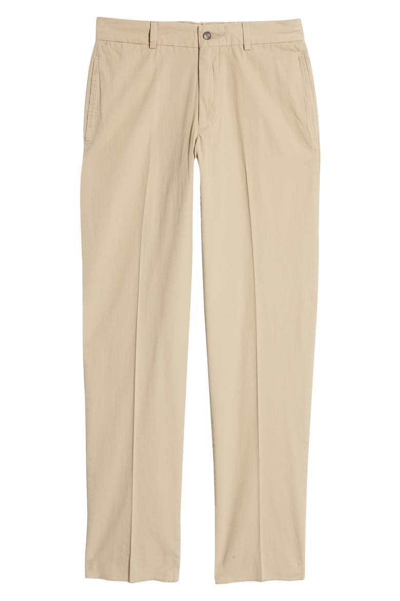 Charleston Khakis Flat Front Chino Pants, Alternate, color, KHAKI