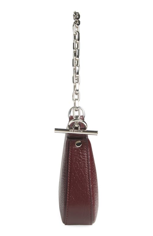 Alexander Mcqueen Mcqueen Mini T-bar Handbag In Cranberry/silver