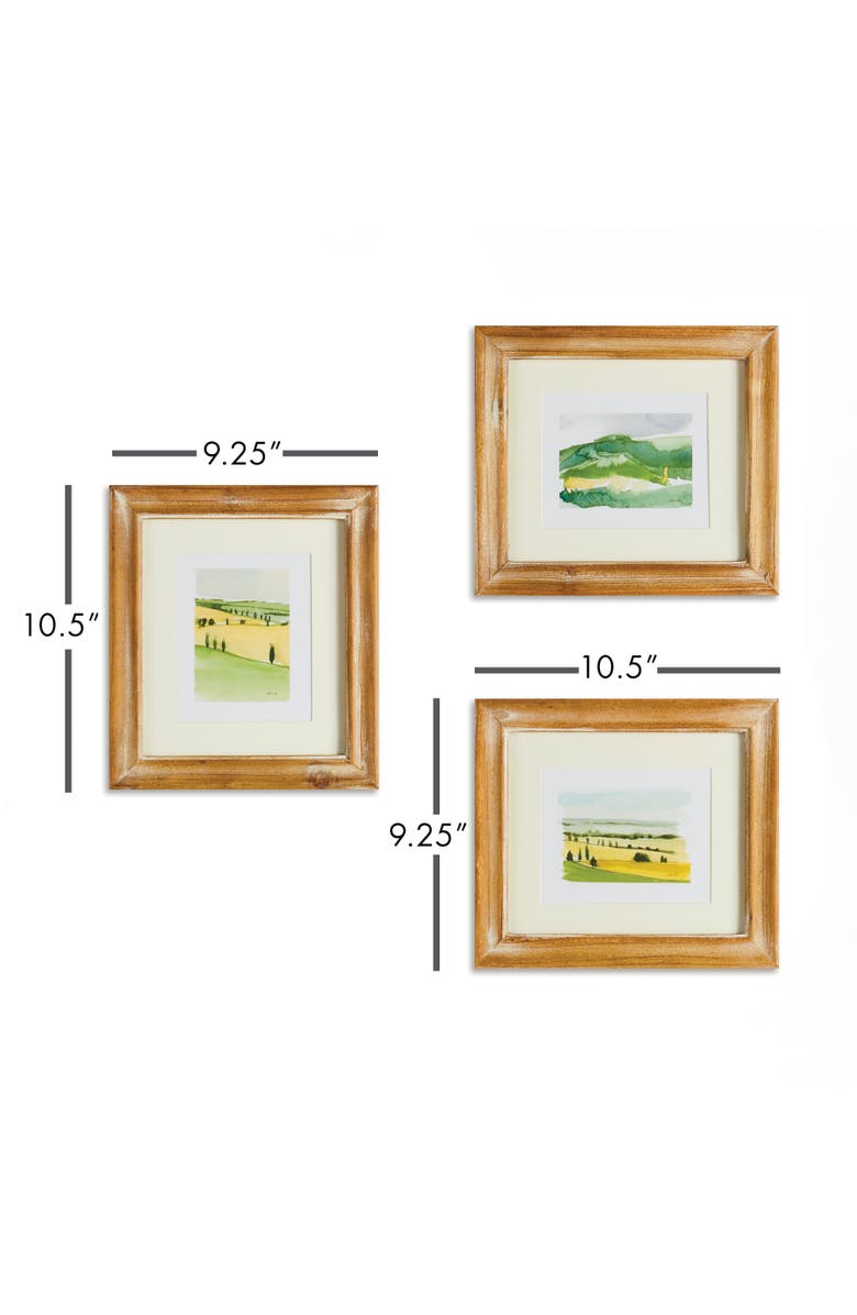 Napa Home & Garden Italian Landscape Prints, Set Of 3, Alternate, color, White