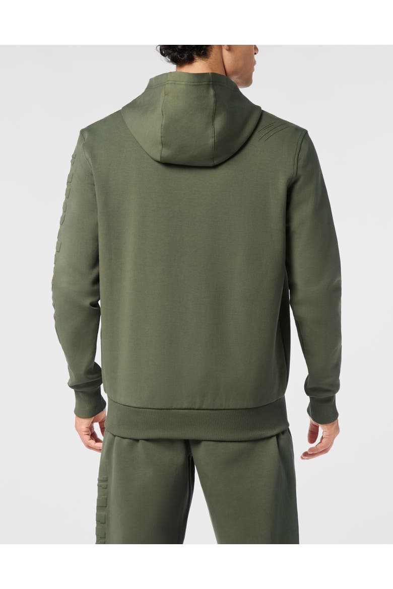 Hoodie Sweatshirt Men, Alternate, color, Military