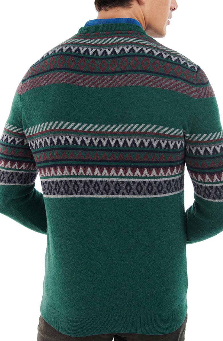 Barbour Winterborne Fairisle Lambswool Crewneck Sweater, Alternate, color, 