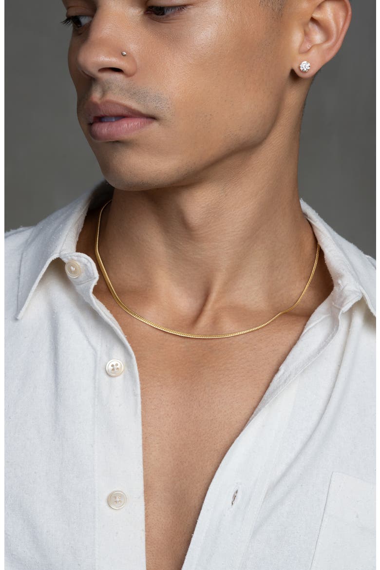 14K Gold Curb Chain Necklace (Nordstrom Exclusive), Alternate, color, 14K YELLOW GOLD