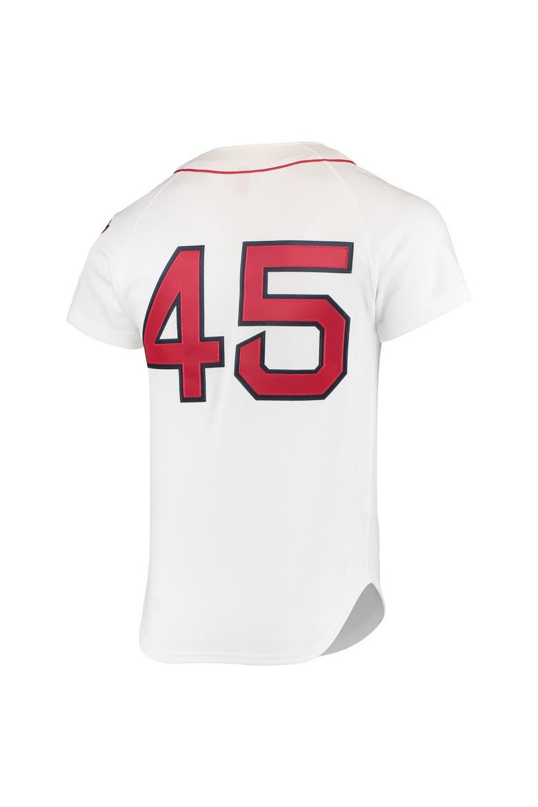Men's Mitchell & Ness Pedro Martinez White Boston Red Sox 1999 Cooperstown Collection Home Authentic Jersey, Alternate, color, White
