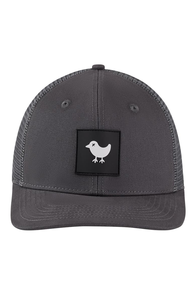 Logo Trucker Hat, Main, color, CHARCOAL