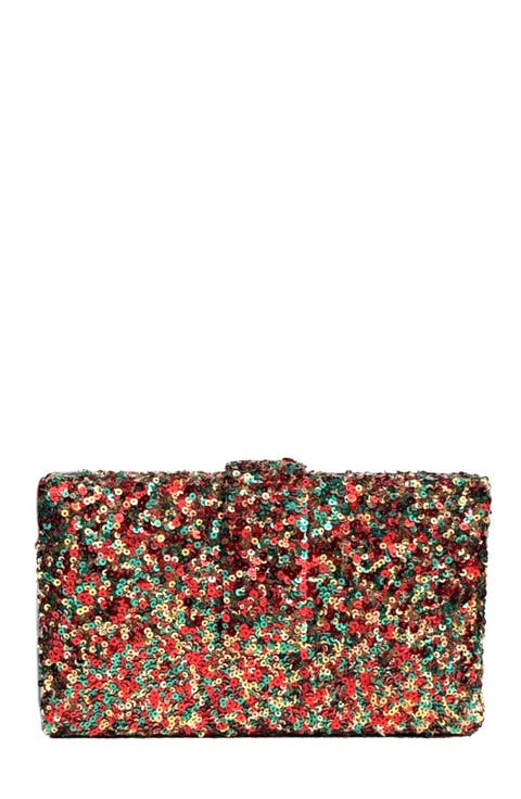 Holiday Sequin Clutches