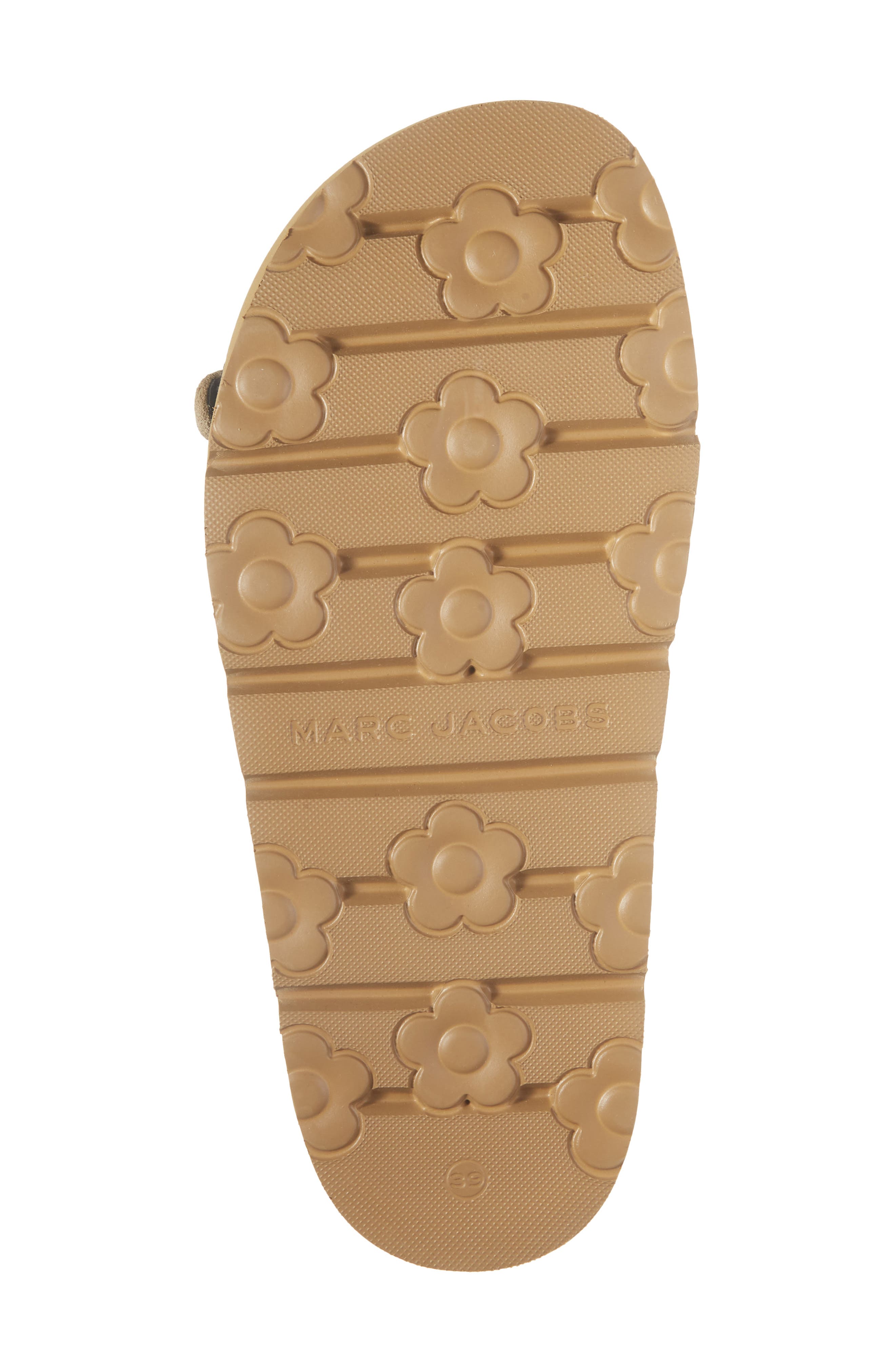 Marc Jacobs The Kiki Denim Slide Sandal, Alternate, color, Dark Wash Indigo